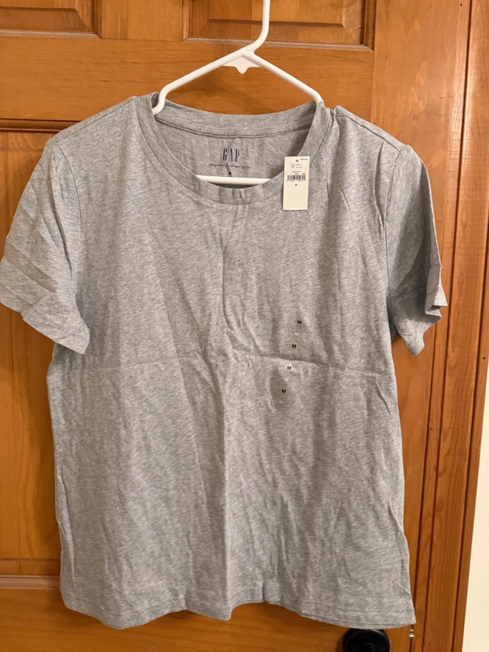 GAP Men Short-Sleeve Crewneck T-Shirt — Heather Gray